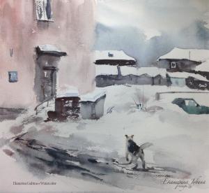 Watercolor: Cityscape Watercolor: Cityscape