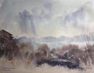 Watercolor: After the rain Watercolor: After the rain