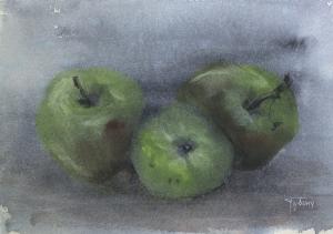 Watercolor: Apples Watercolor: Apples