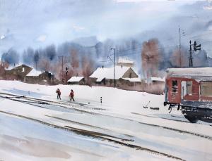 Watercolor: Northward Watercolor: Northward