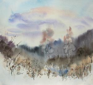 Watercolor: Ravine Watercolor: Ravine