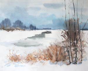 Watercolor: The beginnig of Spring Watercolor: The beginnig of Spring