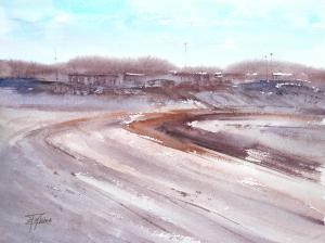 Watercolor: The Road Watercolor: The Road