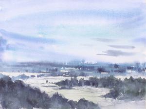 Watercolor: Before the Sunset Watercolor: Before the Sunset