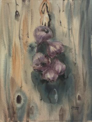 Watercolor: Garlic Watercolor: Garlic