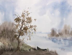 Watercolor: November Fog Watercolor: November Fog