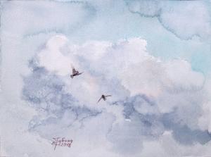 Watercolor: Clouds Watercolor: Clouds