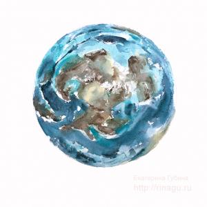 Watercolor: Ancient Earth Watercolor: Ancient Earth