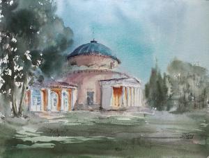Watercolor: In the park Watercolor: In the park
