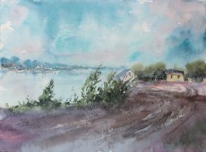 Watercolor: The Road Watercolor: The Road