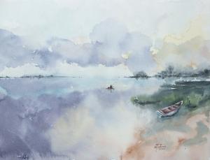 Watercolor: Summer Landscape Watercolor: Summer Landscape