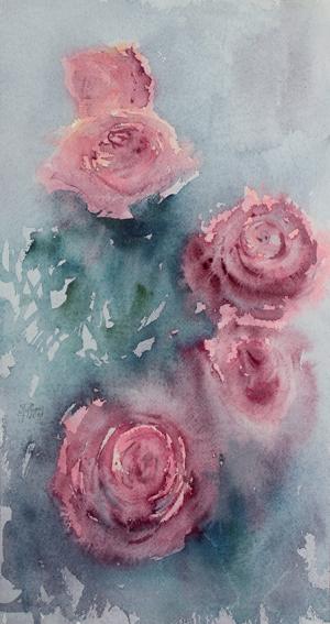 Watercolor: Roses 1 Watercolor: Roses 1