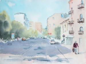 Watercolor: Cityscape Watercolor: Cityscape