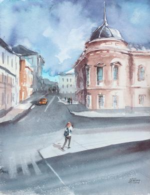 Watercolor: Cityscape Watercolor: Cityscape